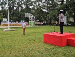 Gencarkan Tertib Berlalu Lintas, SMK PP Negeri Banjarbaru Sambut Polisi Goes to School Polda Kalimantan Selatan