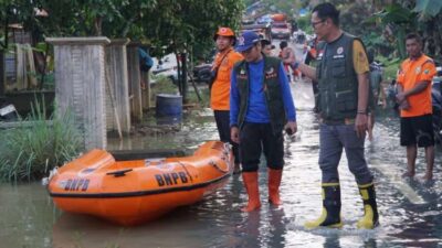 BPBD Kabupaten Balangan Terus Memantau Perkembangan Luapan Air Sungai