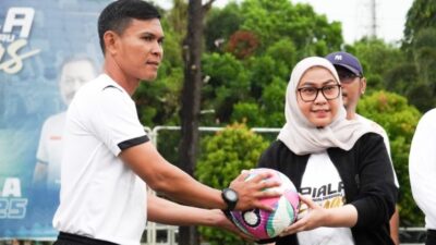 Turnamen Gila Bola Tutup Tahun Piala Banjarbaru Emas 2025 di Lapangan Murdjani